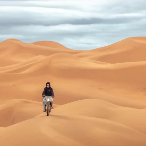 Motorman in Merzouga, Erg Chebbi